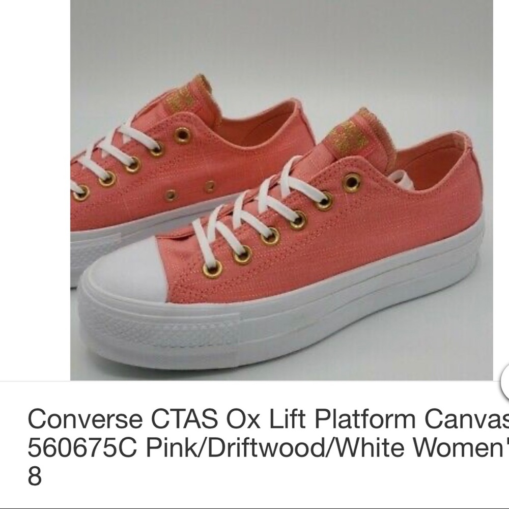 Converse platform canvas shoes